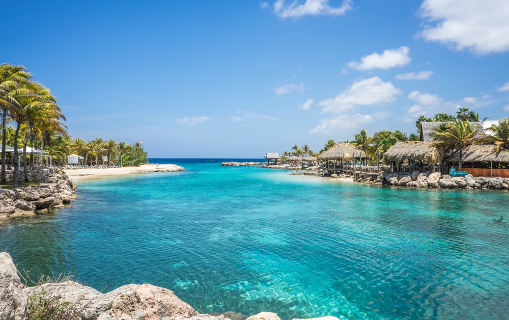 Lagune in Willemstad, Curaçao