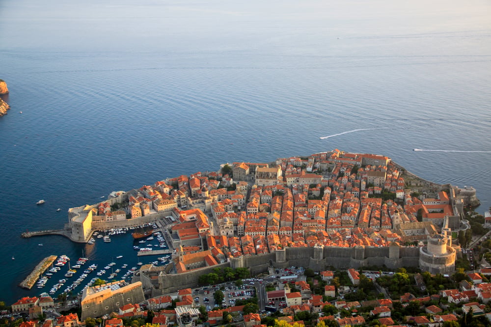 View of Dubrovnik-city