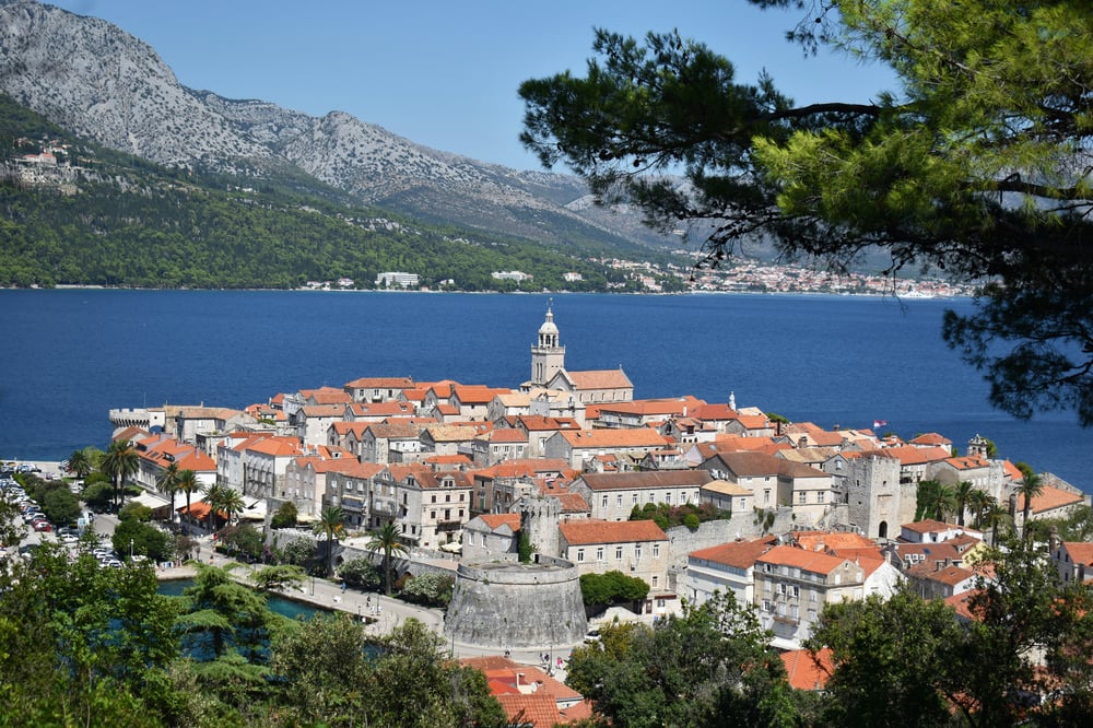 View of Korčula, Croatia