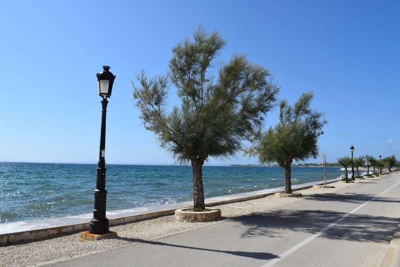 Road near the sea in Croatia