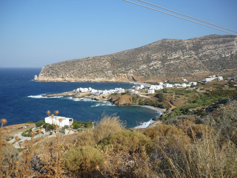 View on Naxos bay Greece