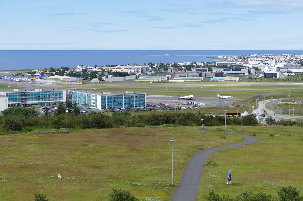Pick up your pre-booked rental car directly at Reykjavik International Airport