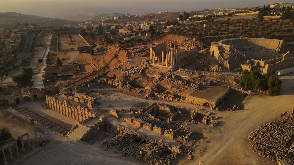 Temple complex in Jerash
