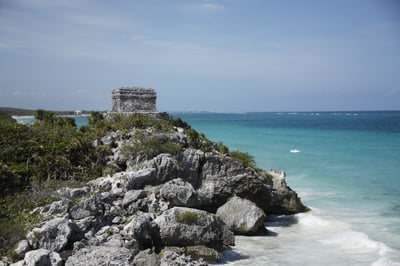 Will your road trip take you to the ruins at Tulum beach?