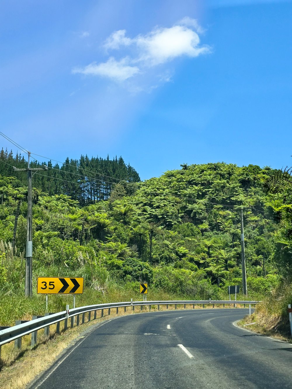 Yellow advisory speedsign