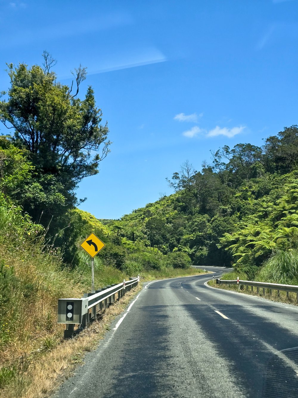 View of a road in the inlands