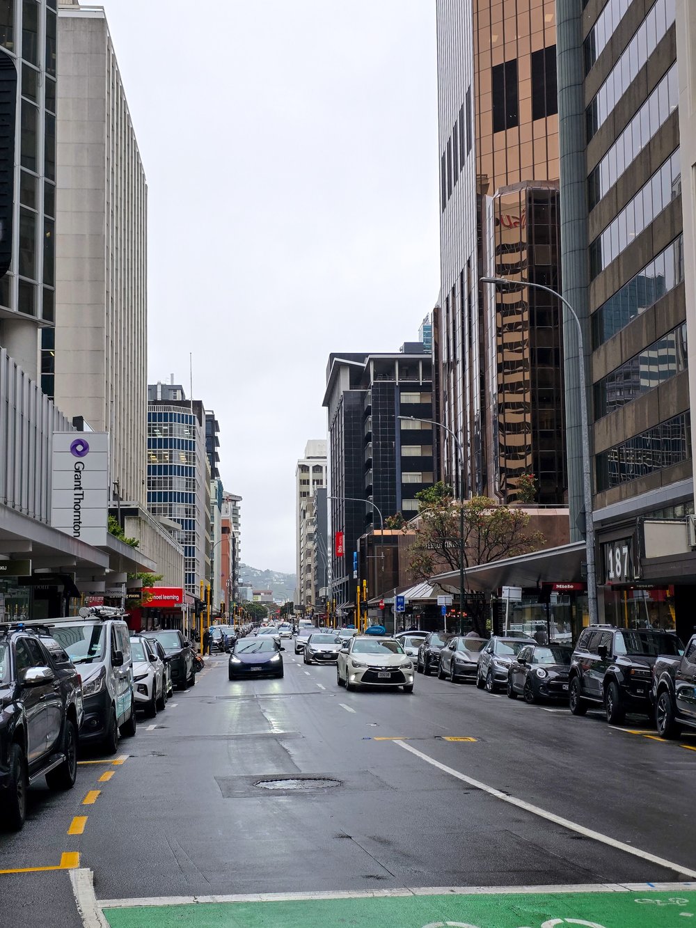 Street in Wellington, New Zealand