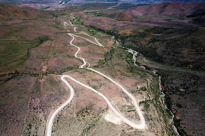 View on scenic drive route 73, Argentina