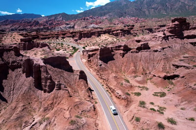 View on las Ventanas, Argentina