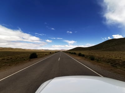 Road view in Cachi Salta, Argentina