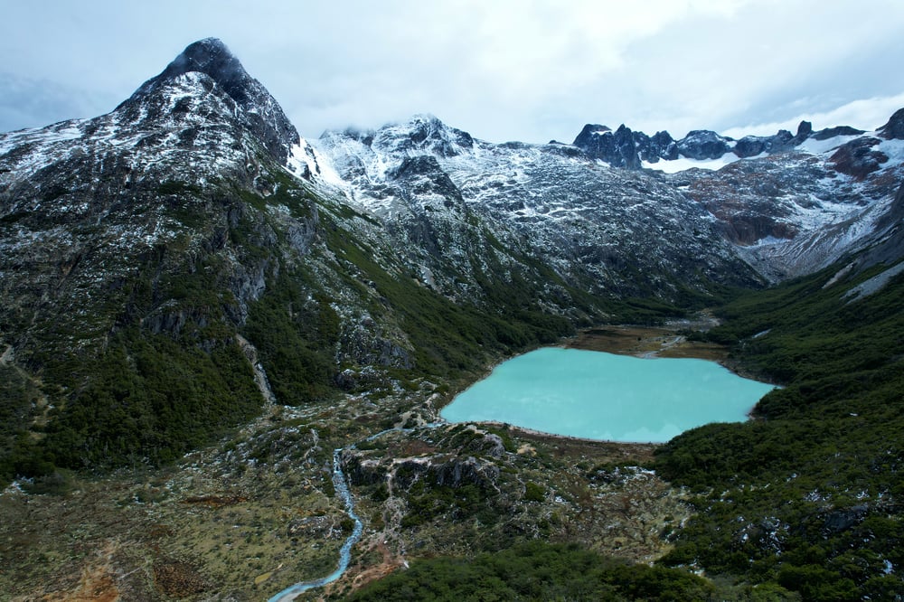 View on  Laguna Esmeralda, Argentina