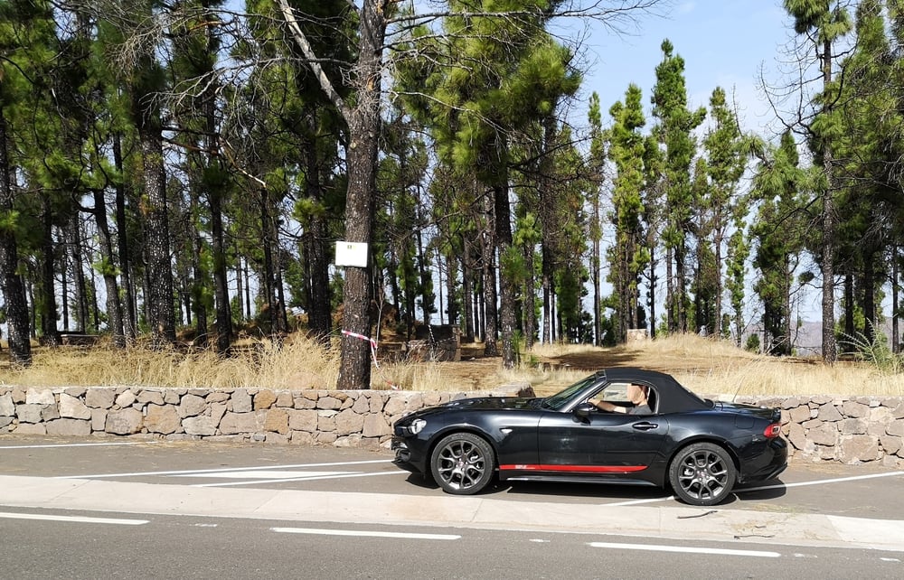 Spider rental car on Gran Canaria Spain